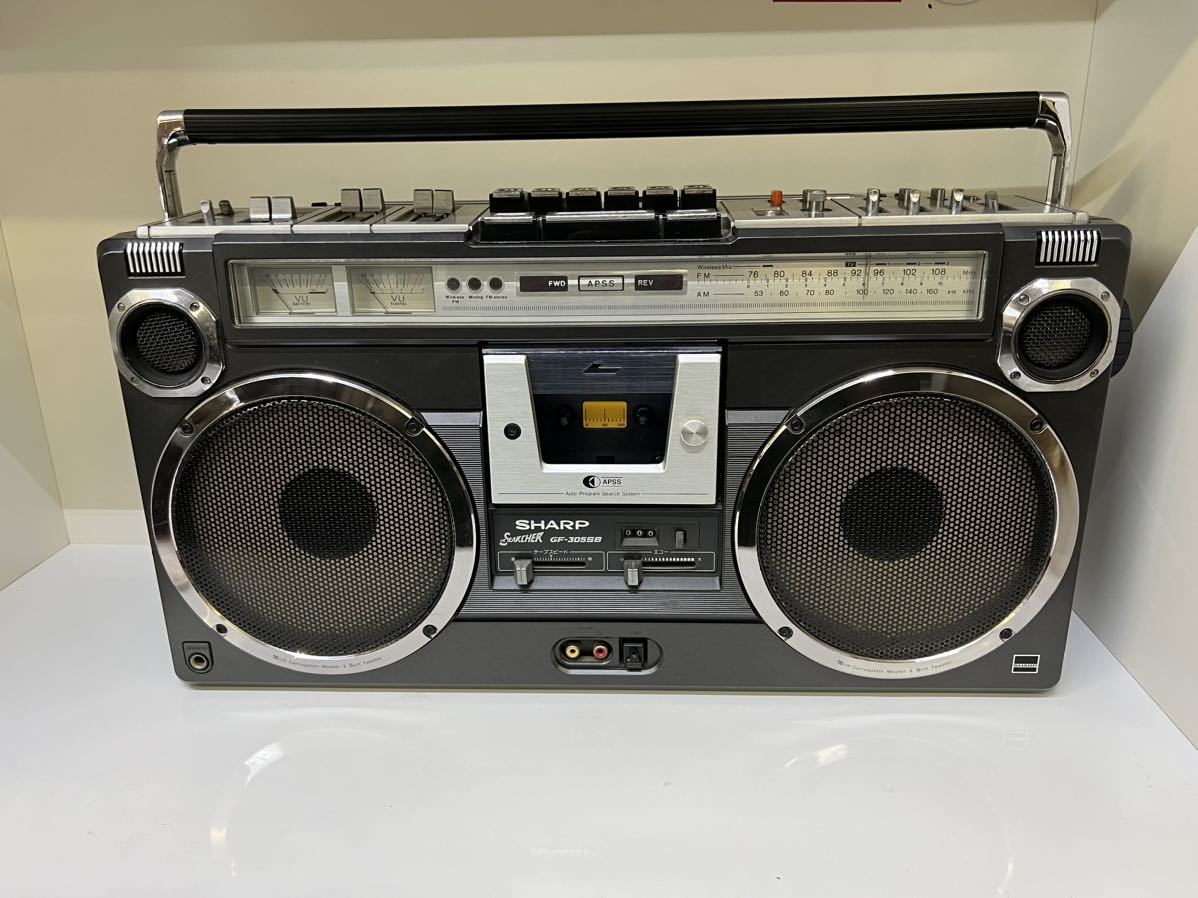 SHARP シャープ ラジオ付きステレオテープレコーダー GF-757 大型
