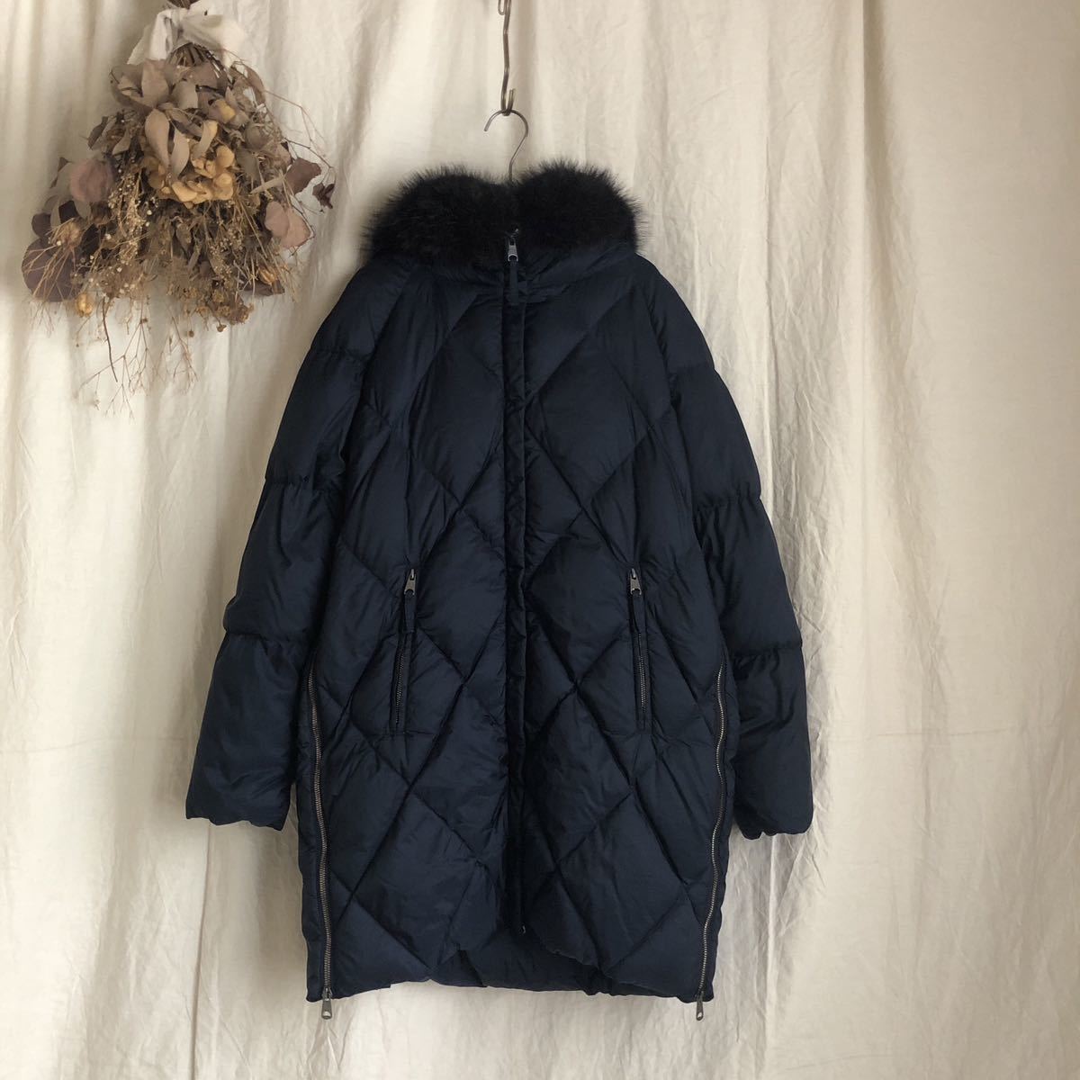 レア MAXMARA WEEKEND マックスマーラ ウィークエンド ファー付き 