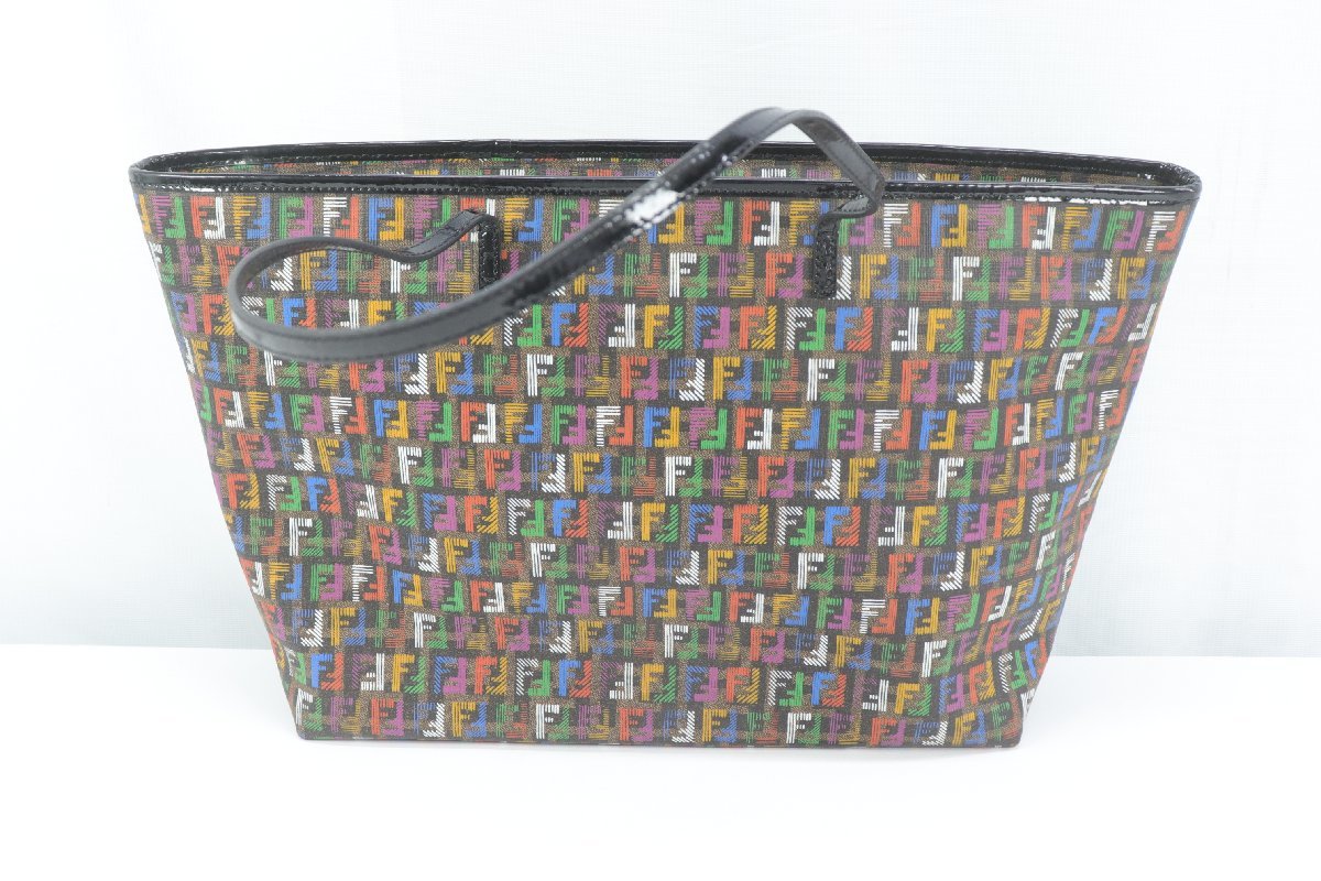 FENDI フェンディ ズッカ柄 トートバッグ ポーチ ズッカ柄 肩掛け FENDI ズッキーノ フェンディ ズッカ柄 トートバッグ 1円 ズッカ