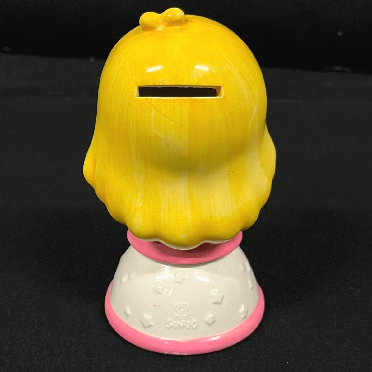 激レア！】 サンリオ リトルツインスターズ キキララ ララ 貯金箱 陶器