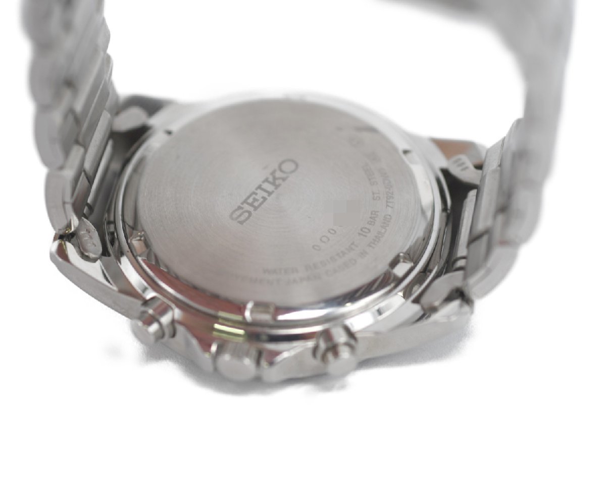 中古品] 稼働品【SEIKO】 セイコー 7T92-0DW0 クロノグラフ 100m 
