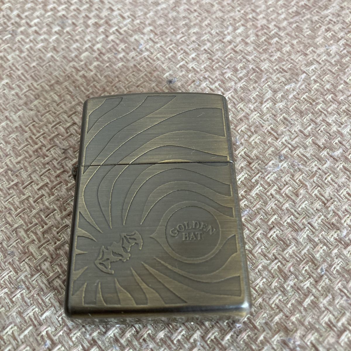 懸賞当選品　未使用　非売品　限定350個　ゴールデンバット　ＺIPPO ゴールド真鍮古美仕上