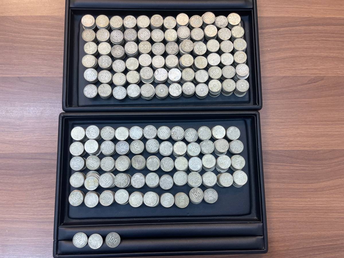 稲穂 100円×1303枚 額面13万300円 銀貨まとめ IYS607181円～ 百