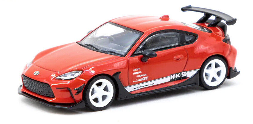 ターマックワークス 1/64 トヨタ GR86 HKS レッド TARMAC WORKS TOYOTA