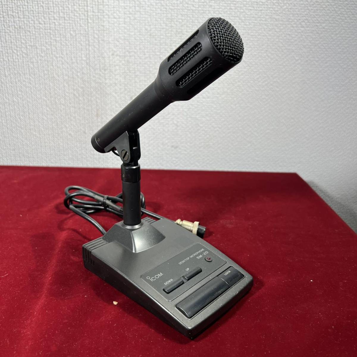 ICOM SP-23スピーカとSM-20マイクのセット ☆ICOM スタンド型マイク SM-