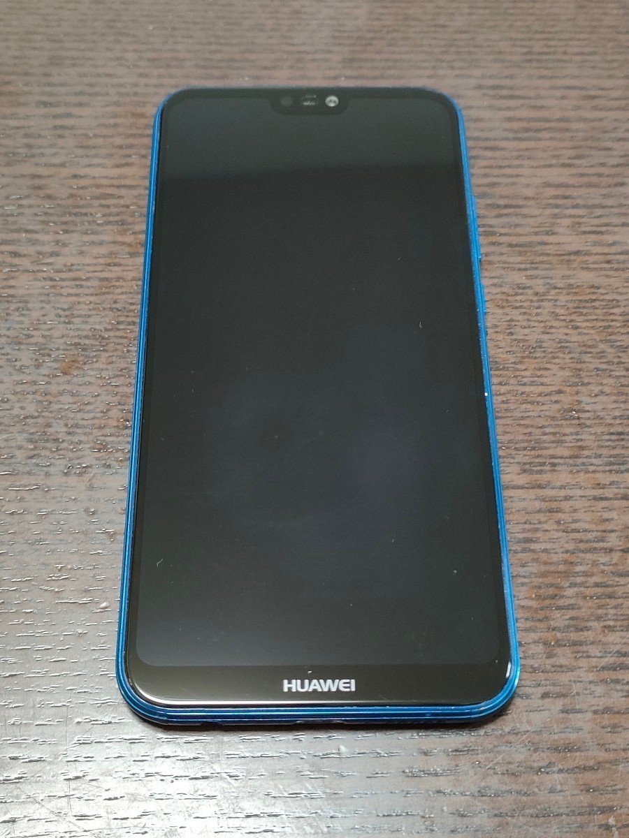 HUAWEI P20 LITE クラインブルー 中古 美品 ワイモバイル 残債無