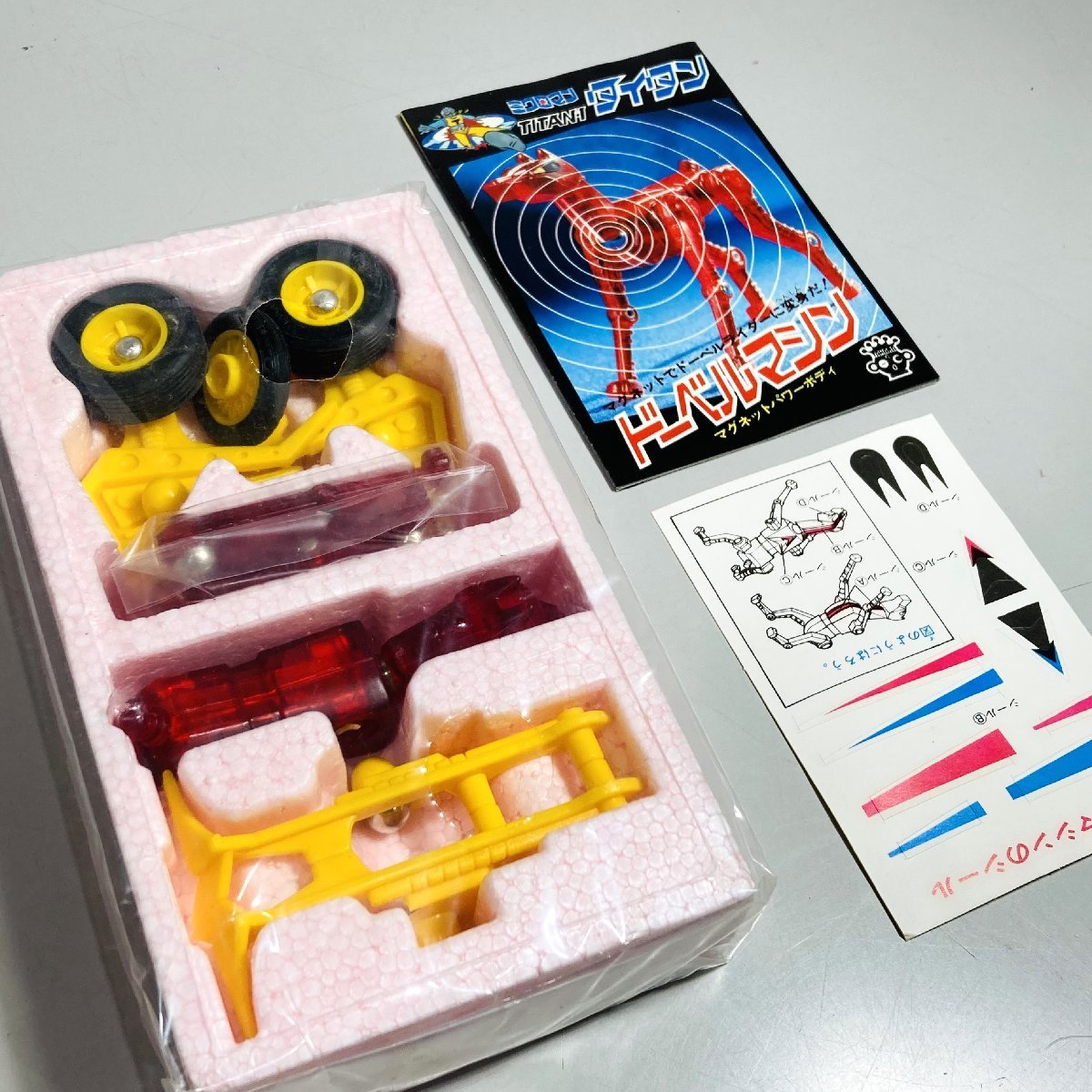 76 1円 長期保管品 旧タカラ ミクロマン タイタン ドーベルマシン T421 