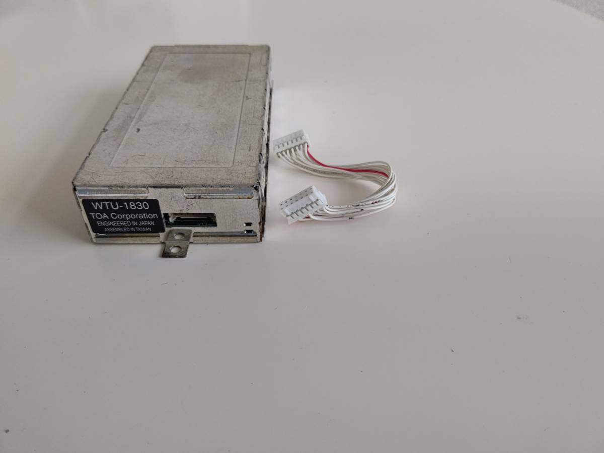 TOA ワイヤレスチューナーユニット WTU-1830(中古品) TOAワイヤレス