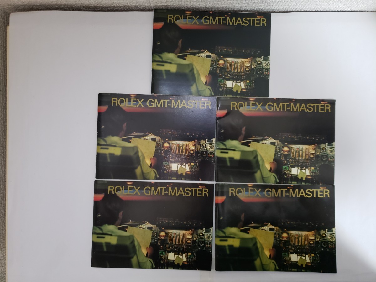ロレックス 純正品 GMT-Master Ref.16710 16713 16718 英語 冊子 5冊 
