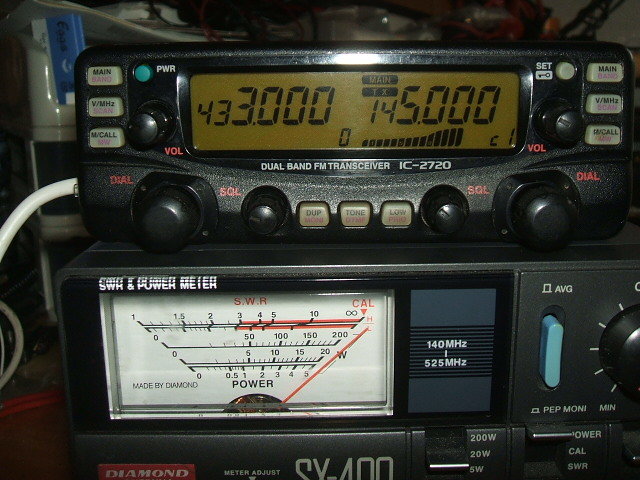 ICOM アイコム IC-2720（20W）144/430MHz デュアルバンドモービル機