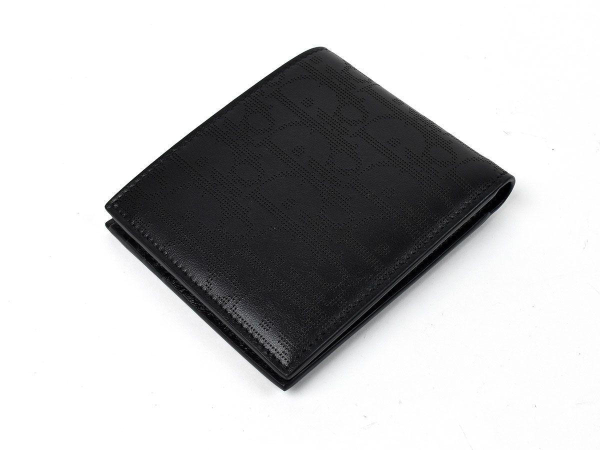 DIOR/二つ折り財布/ギャラクシーレザー 極美品 DIOR ディオール 