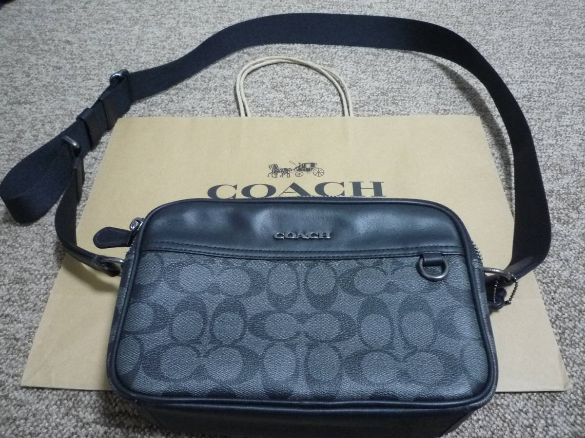 コーチ COACH クロスボディーバッグ ショルダーバッグ PVCキャンバス