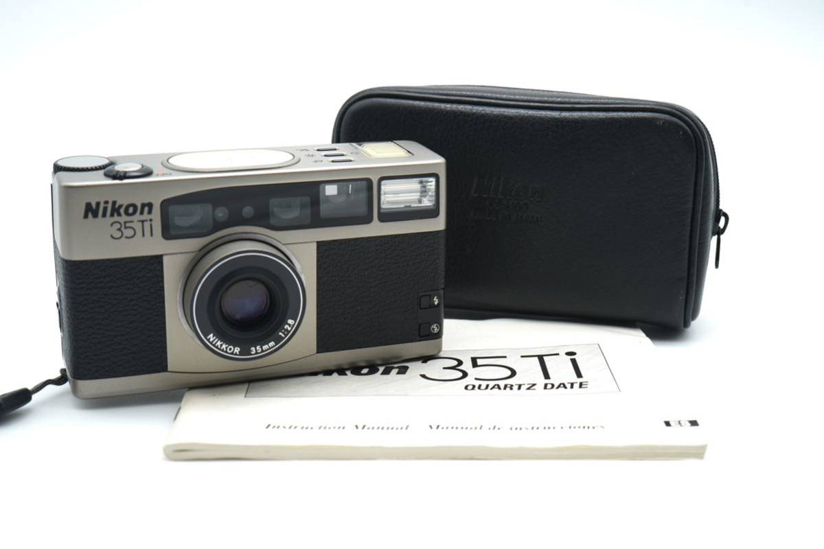 爆買い，100%新品】 Nikon ニコン 35Ti コンパクトフィルムカメラ 通電確認