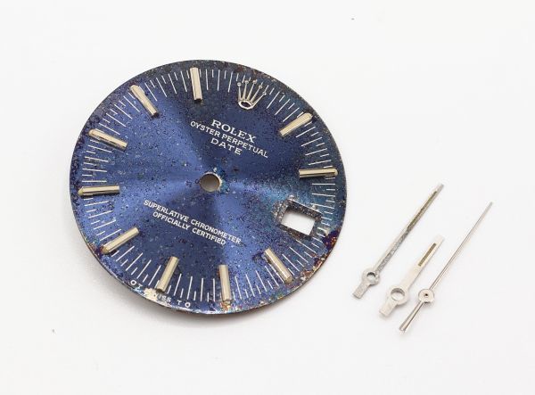 ROLEX 文字盤 純正 ジャンク品 ロレックス ROLEX 1500 1501 ブルー