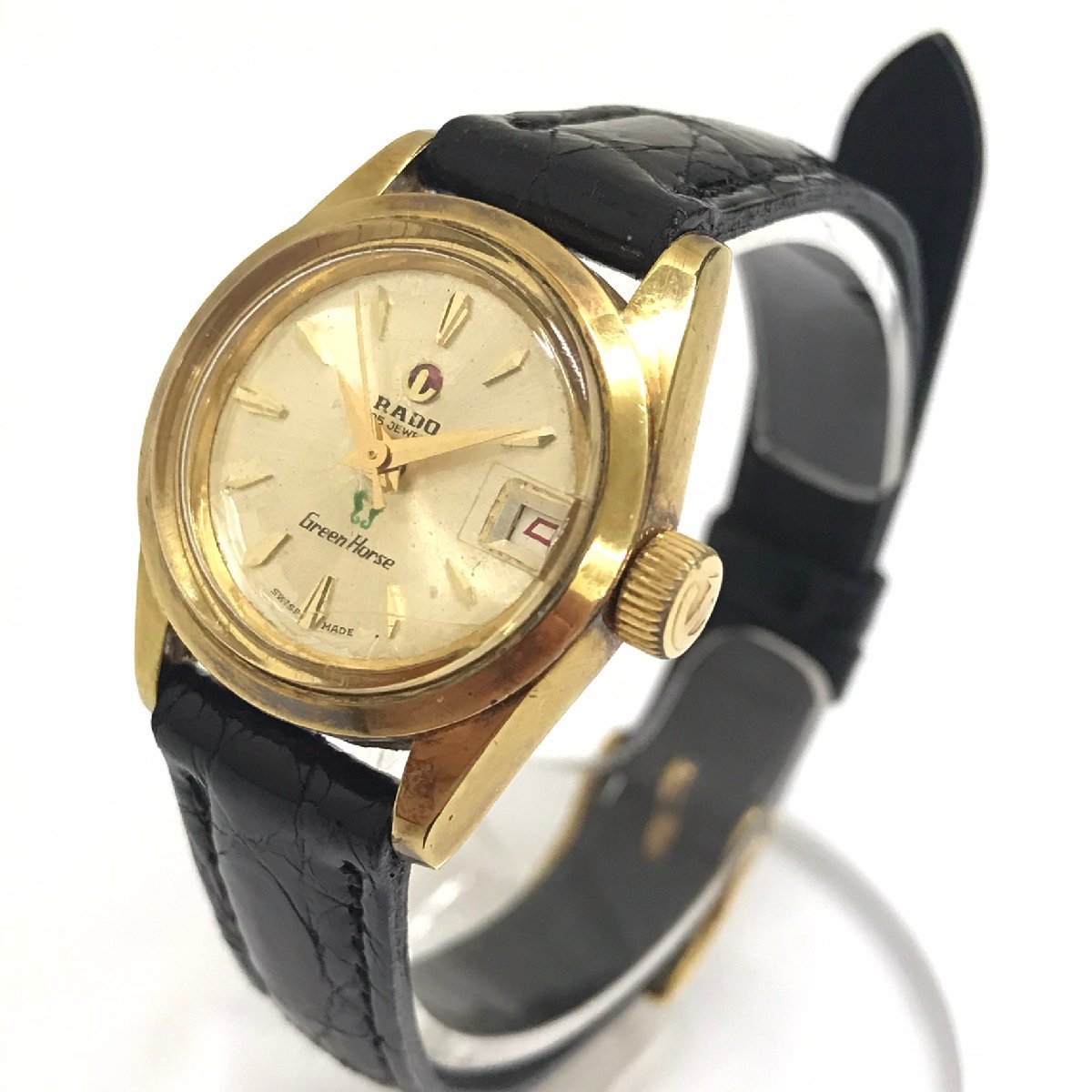 全商品超特価 中古品 稼働品 腕時計 ラドー RADO グリーンホース 758-1 