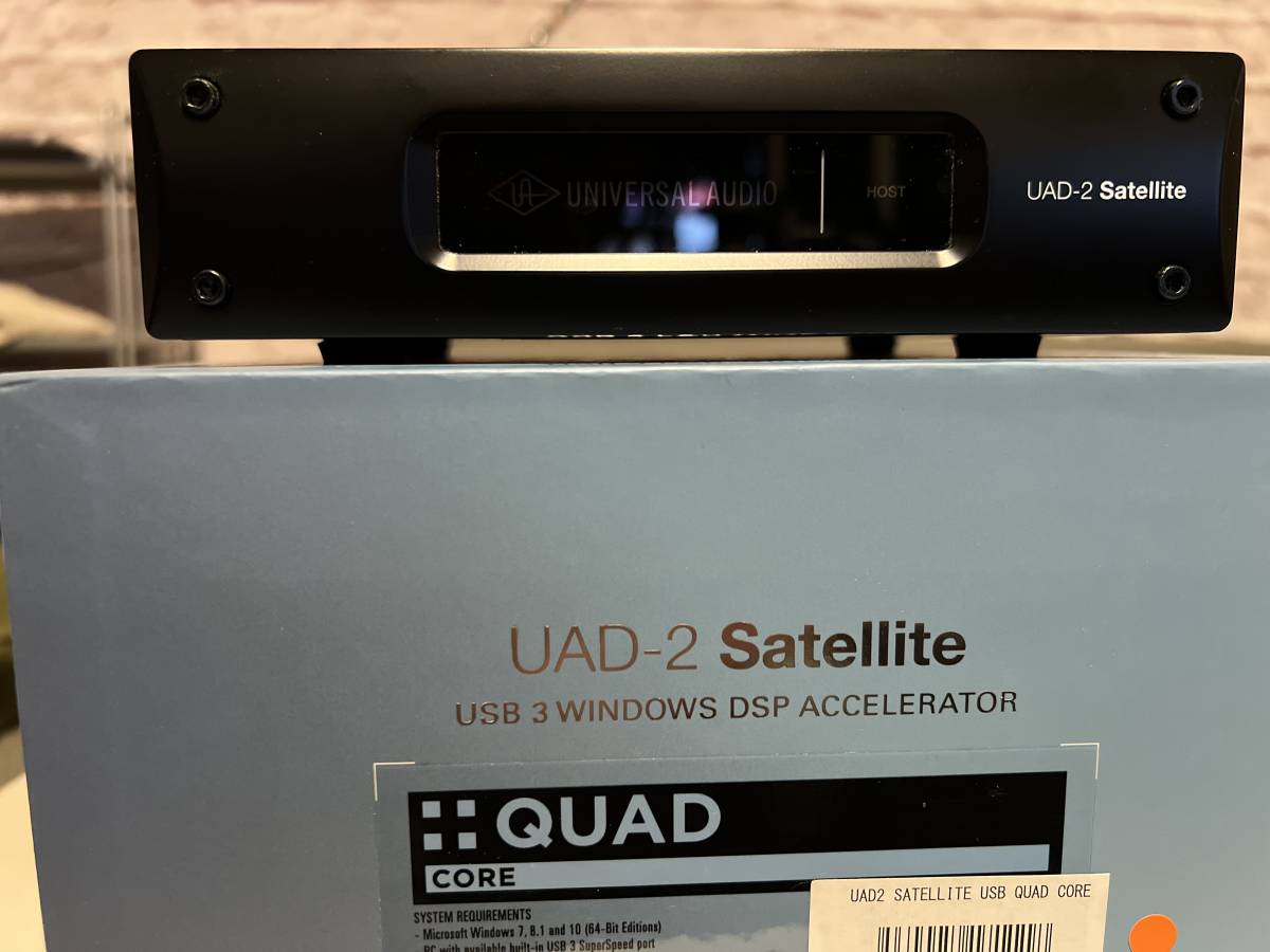 UNIVERSAL AUDIO UAD2 SATELLITE USB QUAD CORE　超レア　Windows専用　USB接続　送料無料