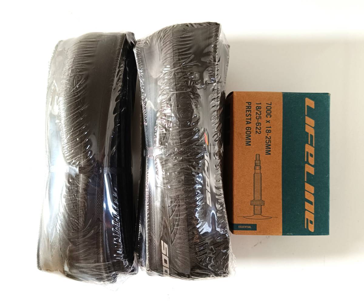 Continental Grand Prix 5000 25C 2本+チューブ1個 GP5000