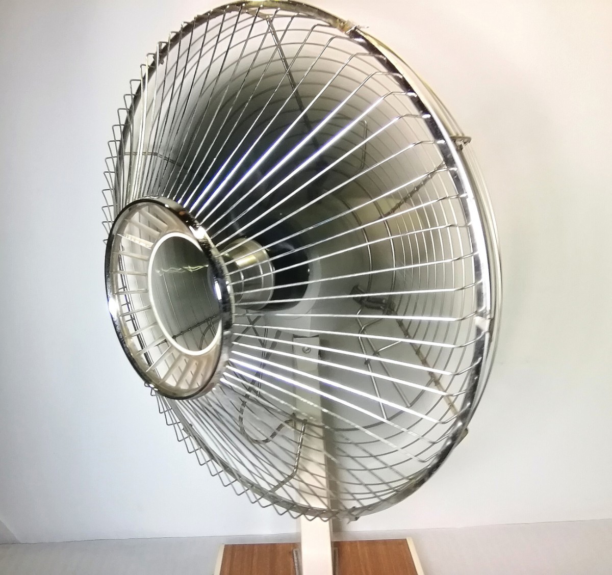 動作品 SANYO 40cm 扇風機 鉄羽 ビンテージ 家電 EF-421 サンヨー 当時