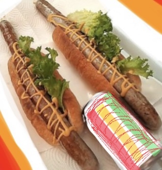 ^_^/即決は2パックお届け】■巨大長いビック生フランク★炭火焼き用MEGA BIG 45」バーベキュー★炭火焼きに最適☆イベントで爆笑です!