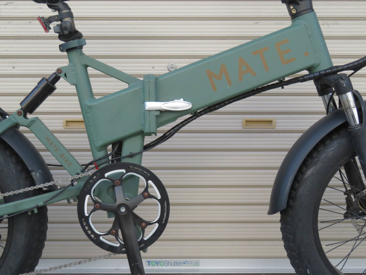 MATE.BIKE 折り畳み式 電動アシスト自転車 メイトバイク ファット 