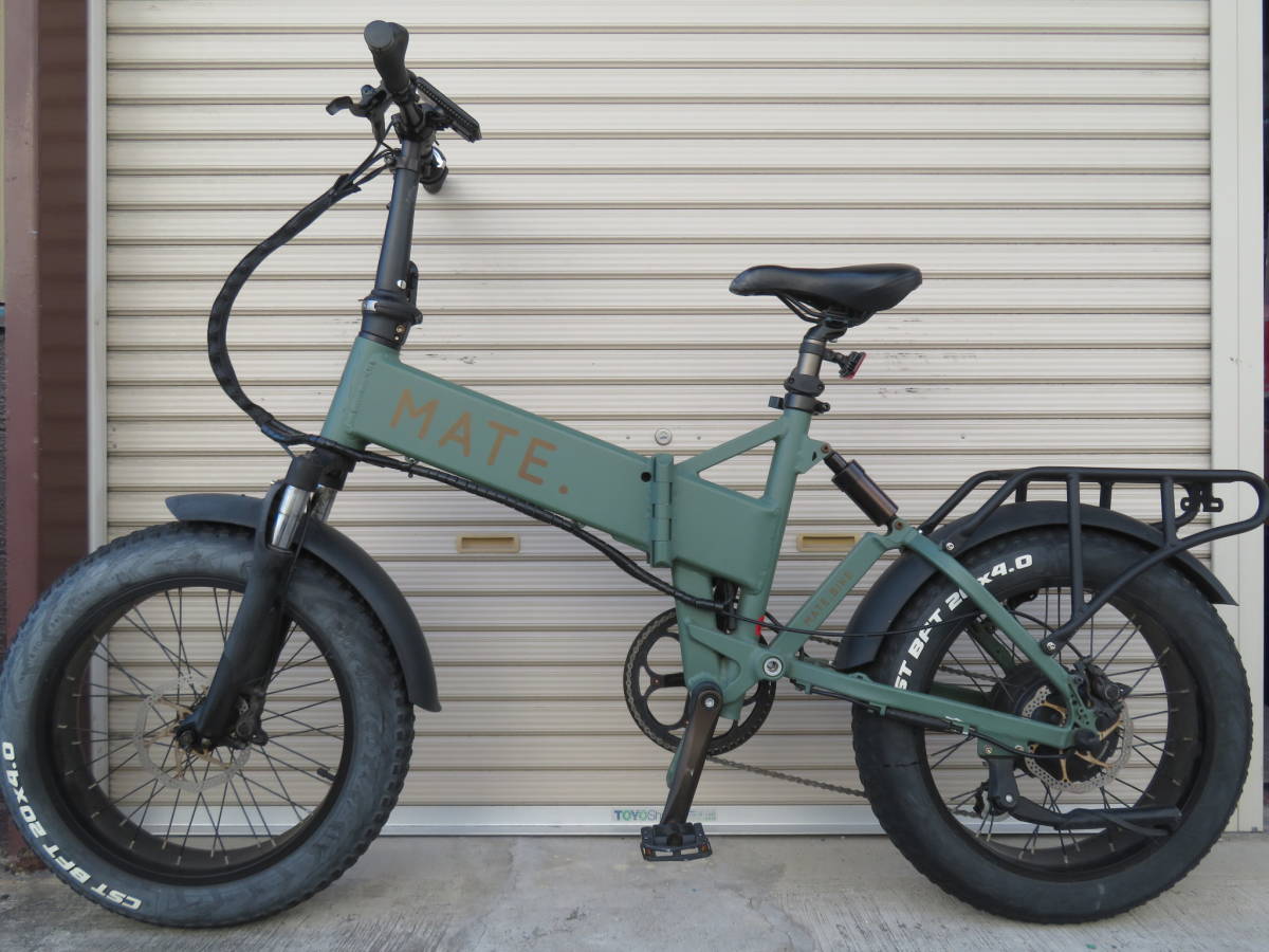 MATE.BIKE 折り畳み式 電動アシスト自転車 メイトバイク ファット 