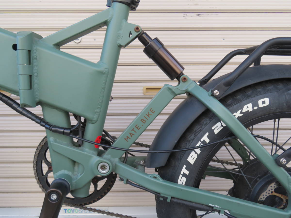 MATE.BIKE 折り畳み式 電動アシスト自転車 メイトバイク ファット 