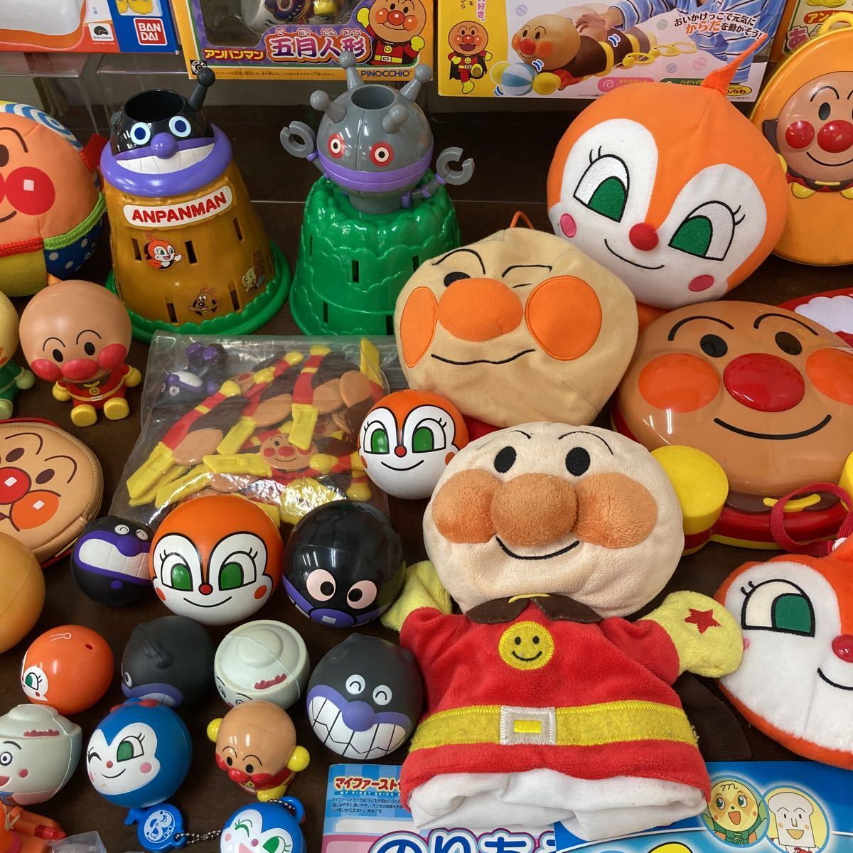 RK538)ジャンク それいけ！アンパンマン おもちゃ グッズ 大量セット 
