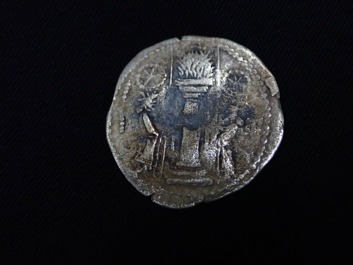 ガンダーラ ササン朝 銀貨 ドラクマコイン