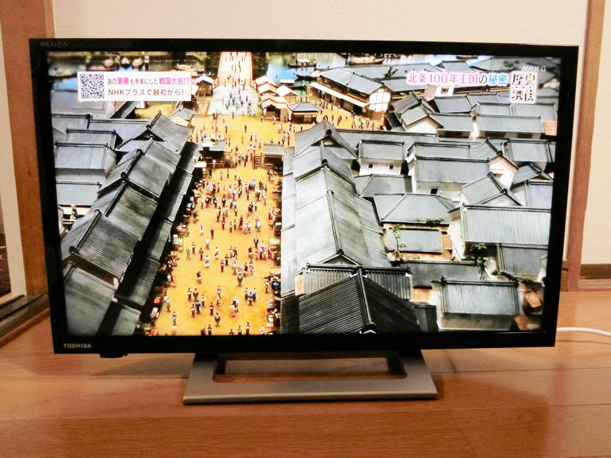 美品 ネット動画視聴可】24型液晶テレビ 東芝 REGZA レグザ 24V34(液晶 