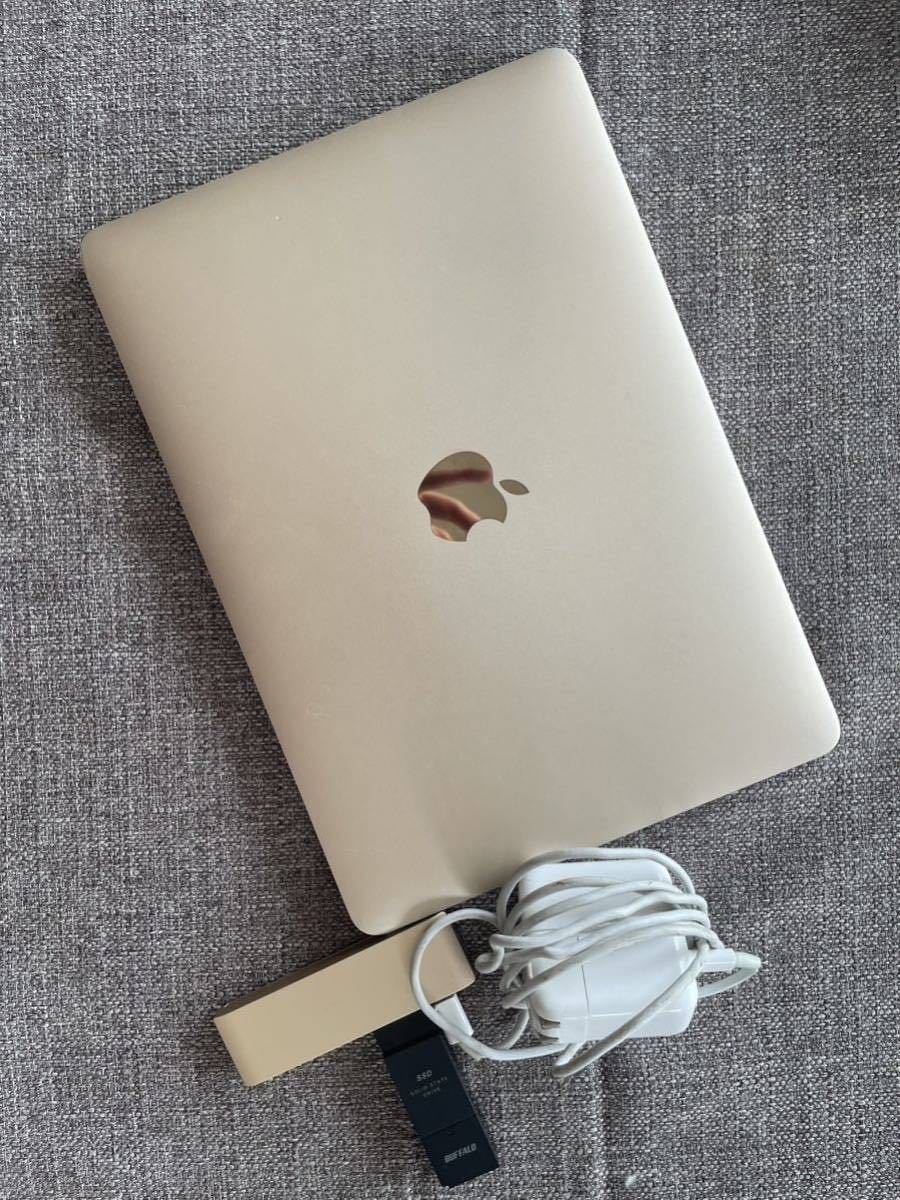 Apple MacBook 12インチ 2017 メモリ 16GB ストレージ 512GB Core i7