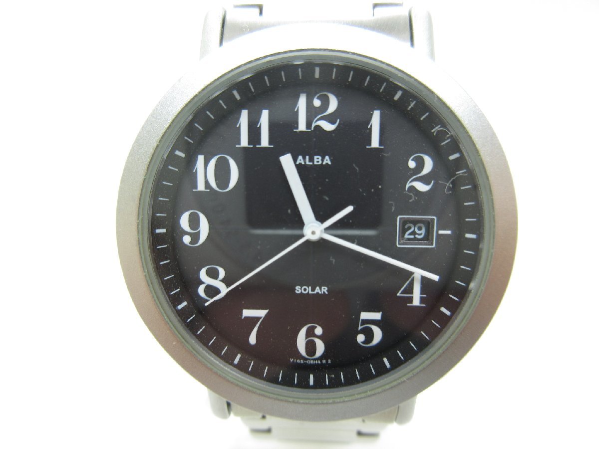 ☆SEIKO セイコー ALBA アルバ V145-0AS0 Riki WATANABE Collection 
