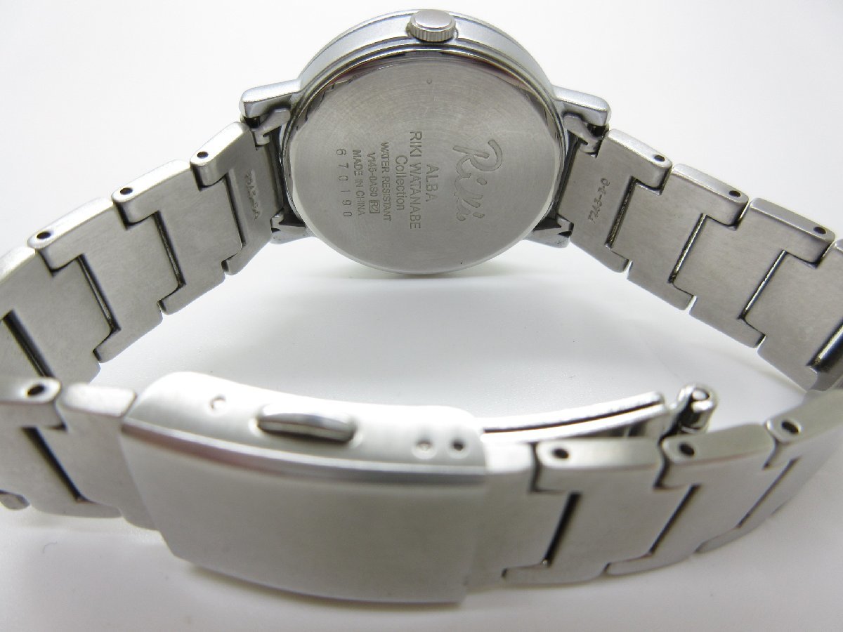 ☆SEIKO セイコー ALBA アルバ V145-0AS0 Riki WATANABE Collection 