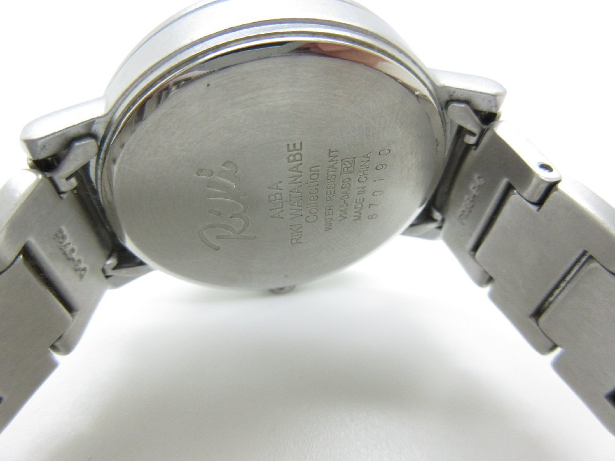 ☆SEIKO セイコー ALBA アルバ V145-0AS0 Riki WATANABE Collection 