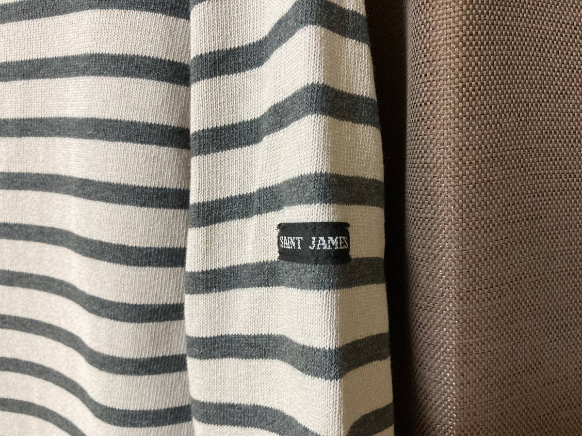 ２０１7年頃のセントジェームス　ウエッソンUSED　グレー×濃グレー　サイズ４　レターパックライト送料込み