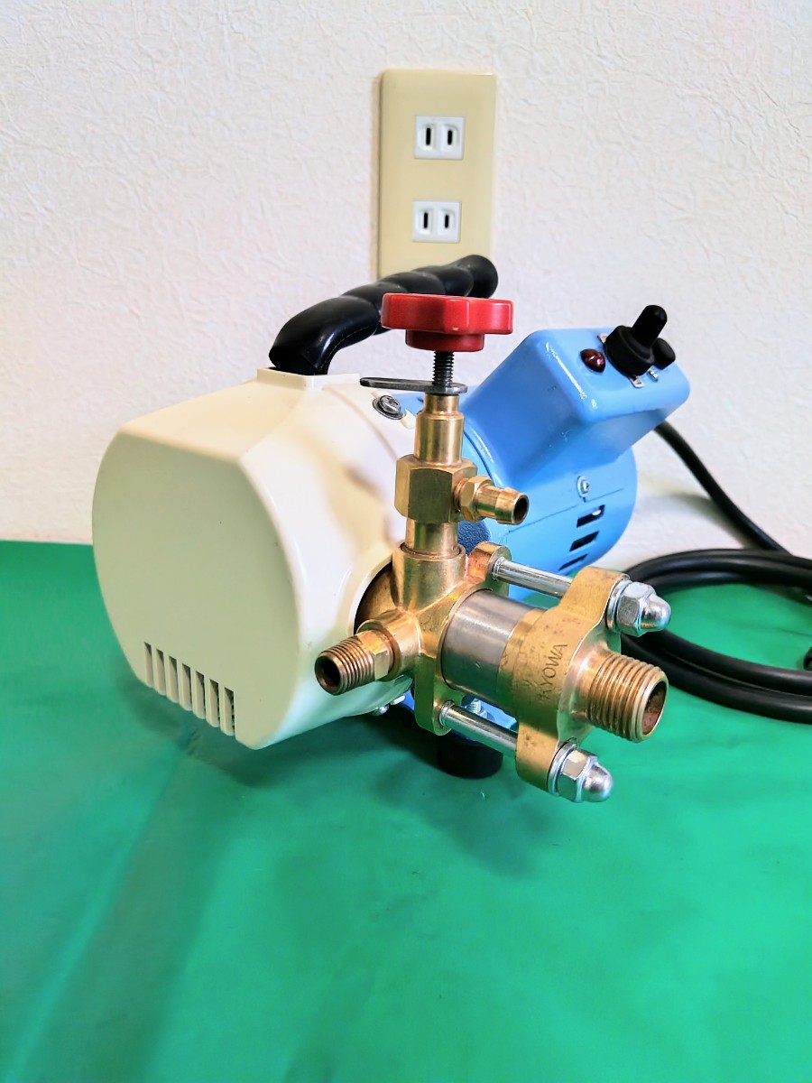 キョーワ KYOWA　エアコン高圧洗浄機　KYC-20A 【動作確認済】 KYC-20A キョーワ洗浄機 セッティング方法と動作音 - YouTube