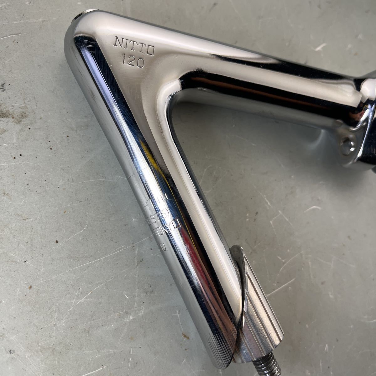 NJS NITTO ステム 120mm NITTO NJS ステム、鉄 120mm、NJS ピスト 58