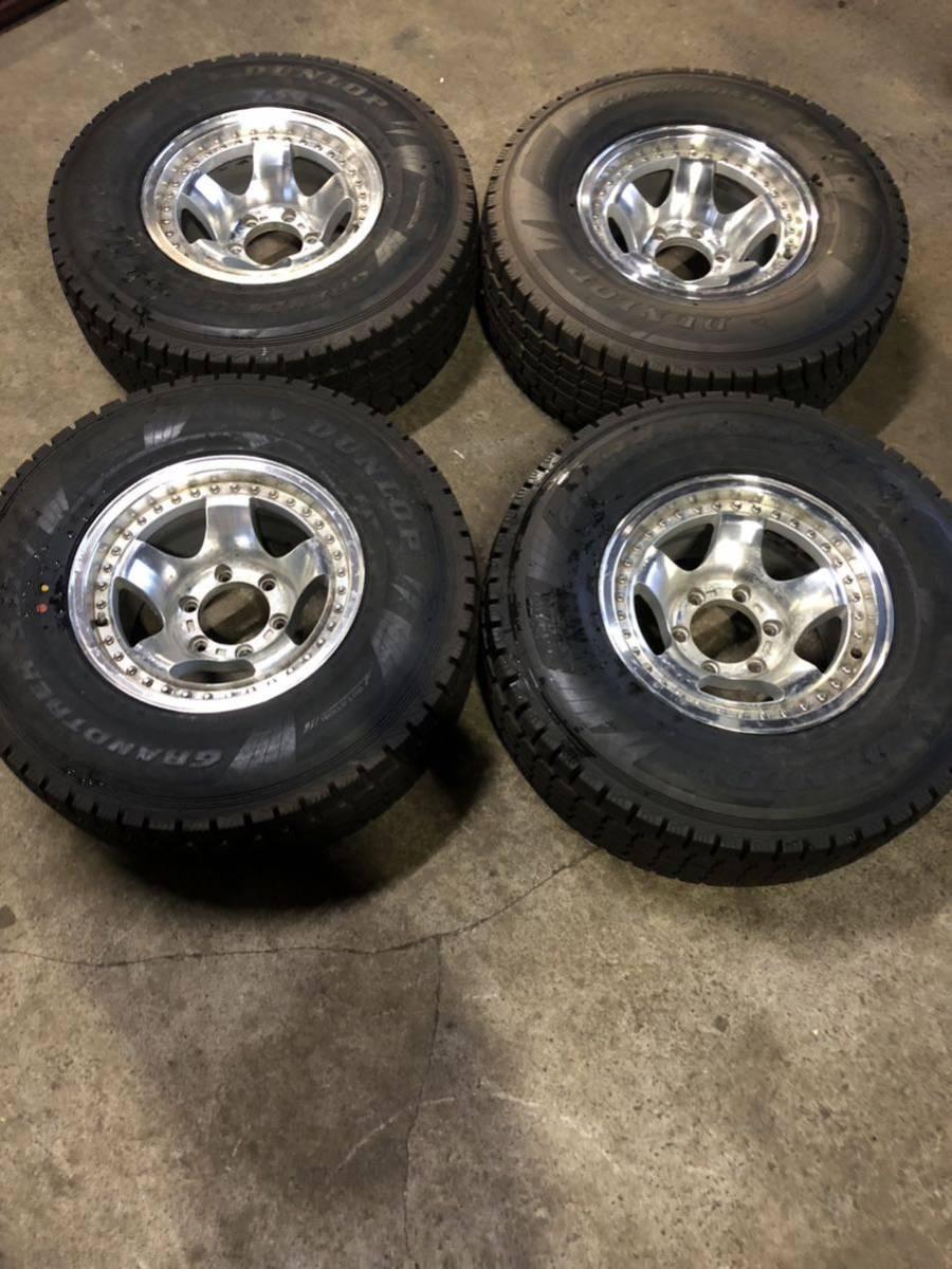 グラウンドトレック SJ7 スタッドレスタイヤ 15インチ（バリ山 深リム  