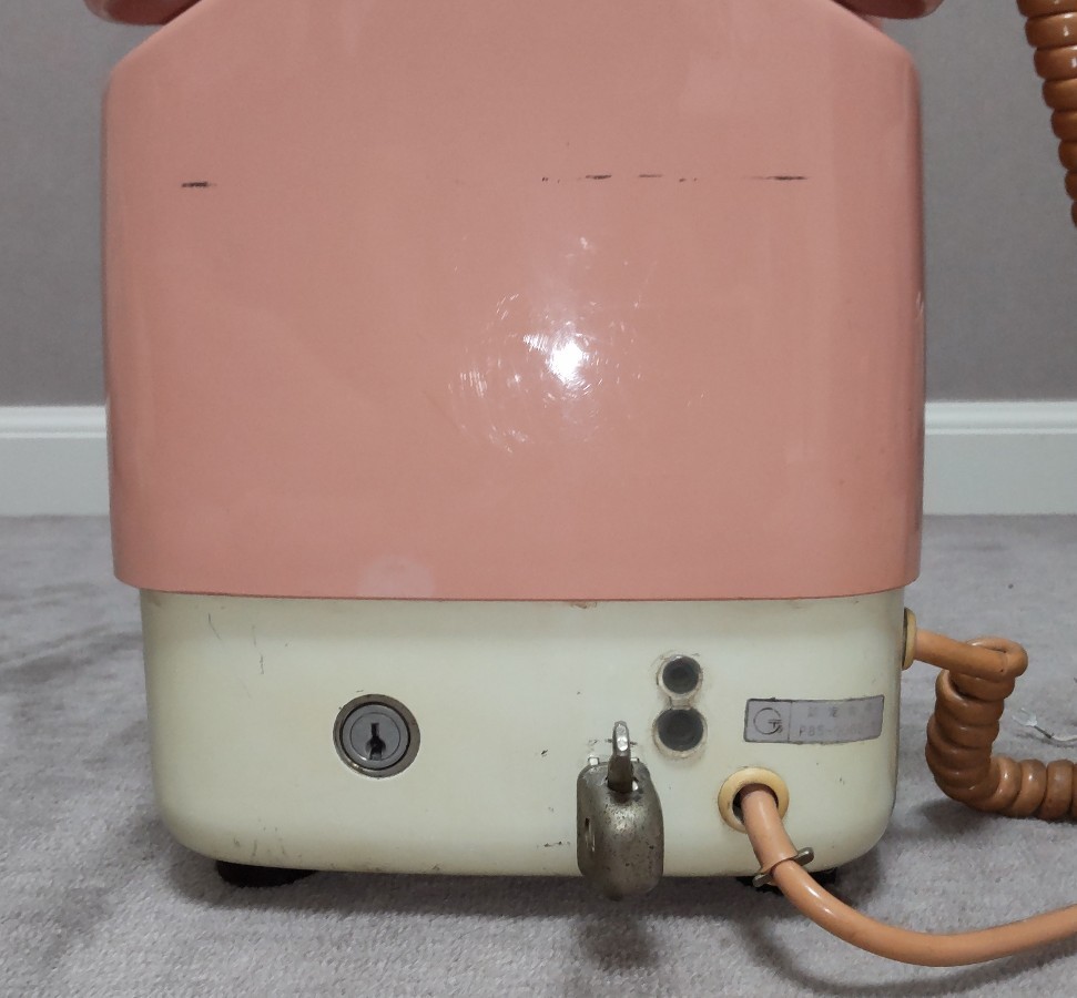 貴重品♪昭和レトロ NTT クラシックピンク電話 公衆電話型 オルゴール付き 昭和 ピンク 電話 レトロ 貴重品 昭和レトロ NTT クラシックピンク電話