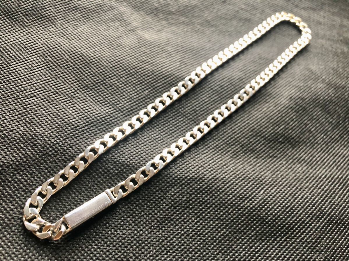  GUCCI グッチ 喜平チェーン ネックレス 48cm silver925(ネックレス、ペンダント、チョーカー)｜売買されたオークション情報、yahooの商品情報をアーカイブ公開 - オークファン ネックレス、ペンダント、チョーカー