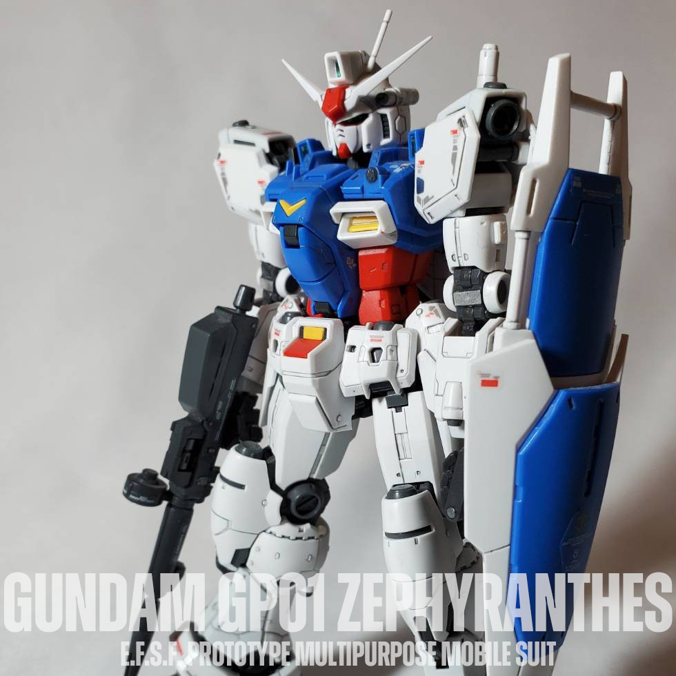 RG 1/144 RX-78GP01 ガンダム試作1号機ゼフィランサス 塗装済完成品