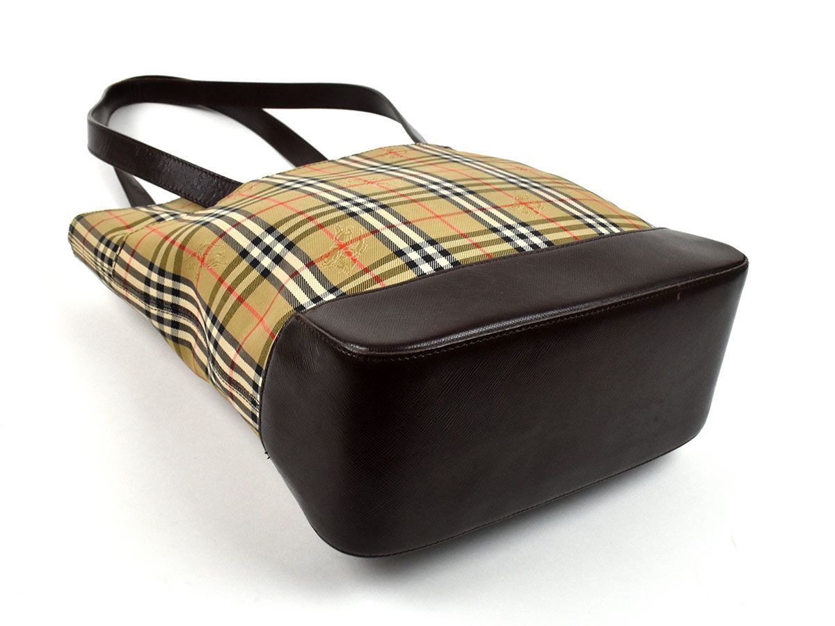 159919◇ BURBERRY バーバリー チェック柄 ショルダーバッグ トート