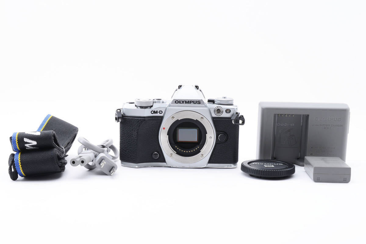 美品】 OLYMPUS オリンパス OM-D E-M5 Mark II ボディ シルバー E-M5