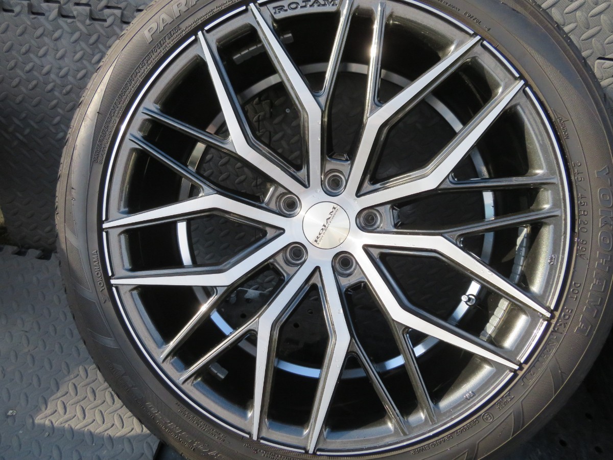 ROJAM 245/45 R20インチホイール4本セット ROJAM 245/45 R20インチホイール4本セット
