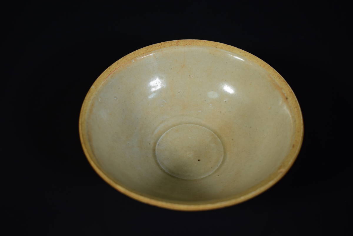 和】(7081) 時代古作 唐物 宋白磁茶碗 いんちん 平茶碗 ,xvpbvx 【公式