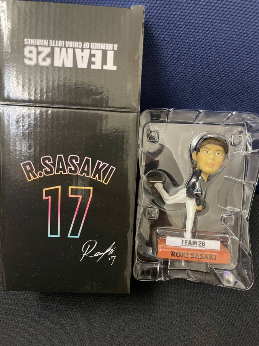 佐々木朗希　ボブルヘッド　千葉ロッテマリーンズ