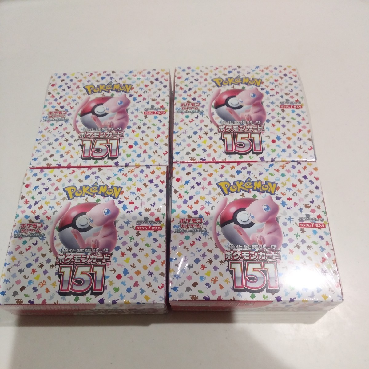 ポケモンカード 0 ポケモンカード151 シュリンク付き 4BOX ×4box