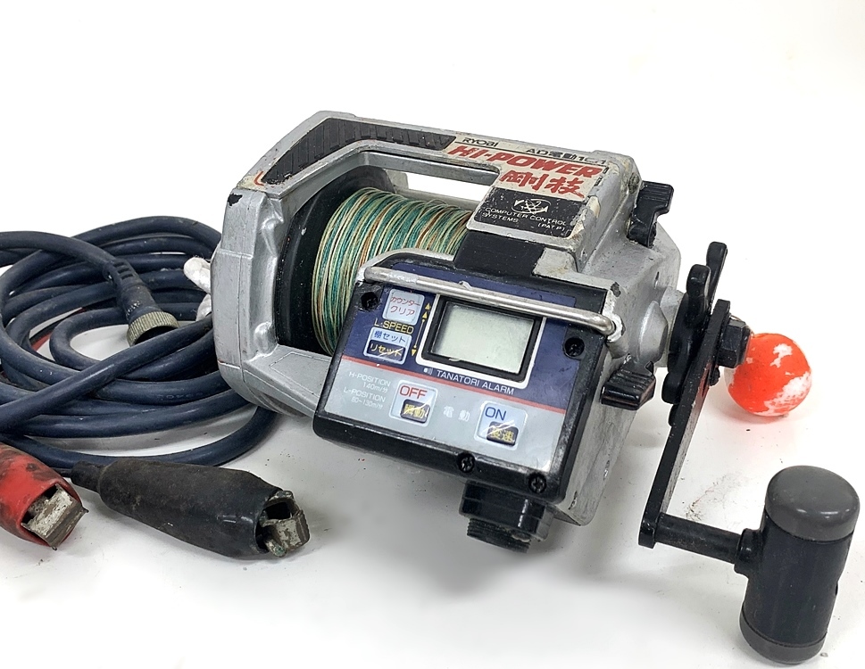 17 41-577818-03 [Y] RYOBI リョービ HI-POWER ハイパワー 剛技 AD電動101 電動リール コード付き 釣り具 フィッシング 鹿41