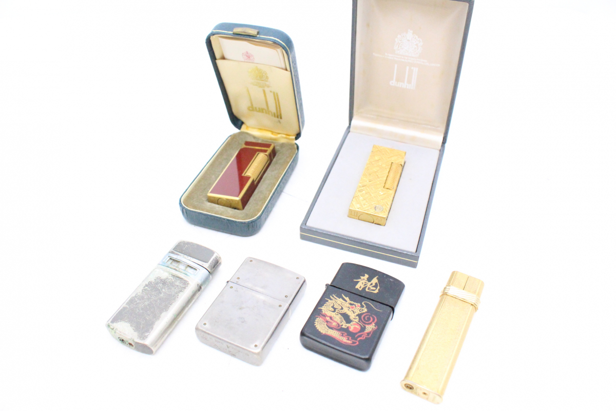 ト石】ライターまとめ 箱付きあり dunhill ダンヒル /ZIPPO ジッポー 