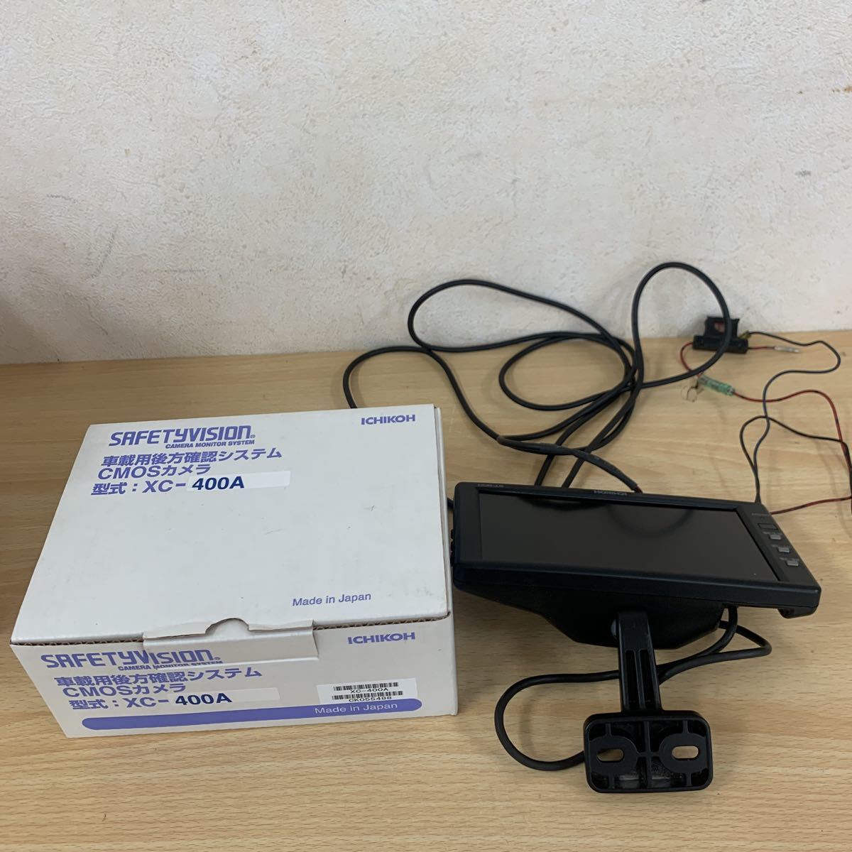 現状品 市光工業 バックモニター 車載用後方確認システム ST-900 XC-400A CMOSカメラ 