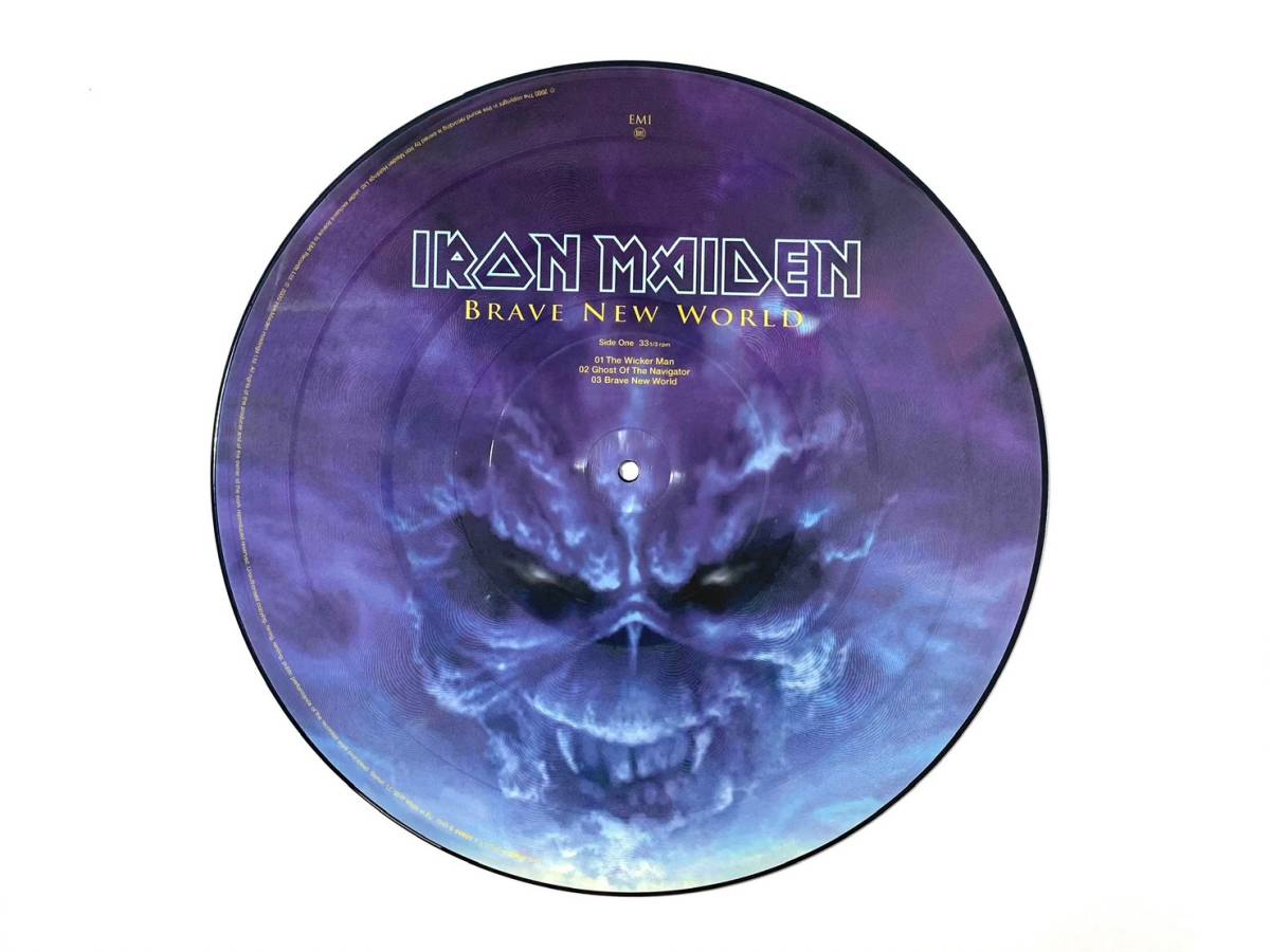 □ IRON MAIDEN/アイアンメイデン BRAVE NEW WORLD ピクチャー盤 LP